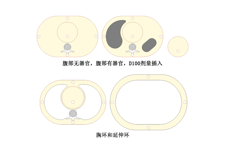 德國QRM 胸腹劑量測定模體